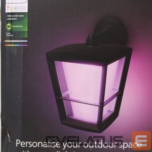 Stalinė lempa Philips Hue  SALE OUT. |  WCA Econic Outdoor Wall Lantern | 15 W | 2000-6500 Hue White Colour Ambiance | DAMAGED PACKAGING | 24 month(s) 