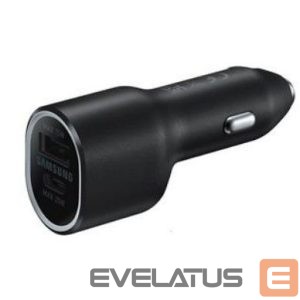 Automobiliniai įkrovikliai Samsung  Dual USB 40W Car Charger Black