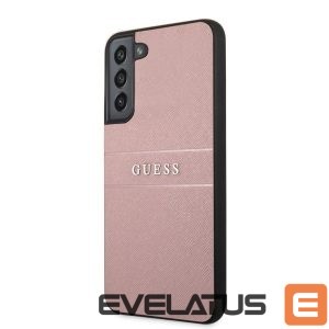 Nugarėlės dėklai Guess Samsung Samsung S22 Plus PU Leather Saffiano Case Pink