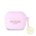 Dėklai ausinėms Guess Apple Airpods 3 Charms Silicone Case Purple