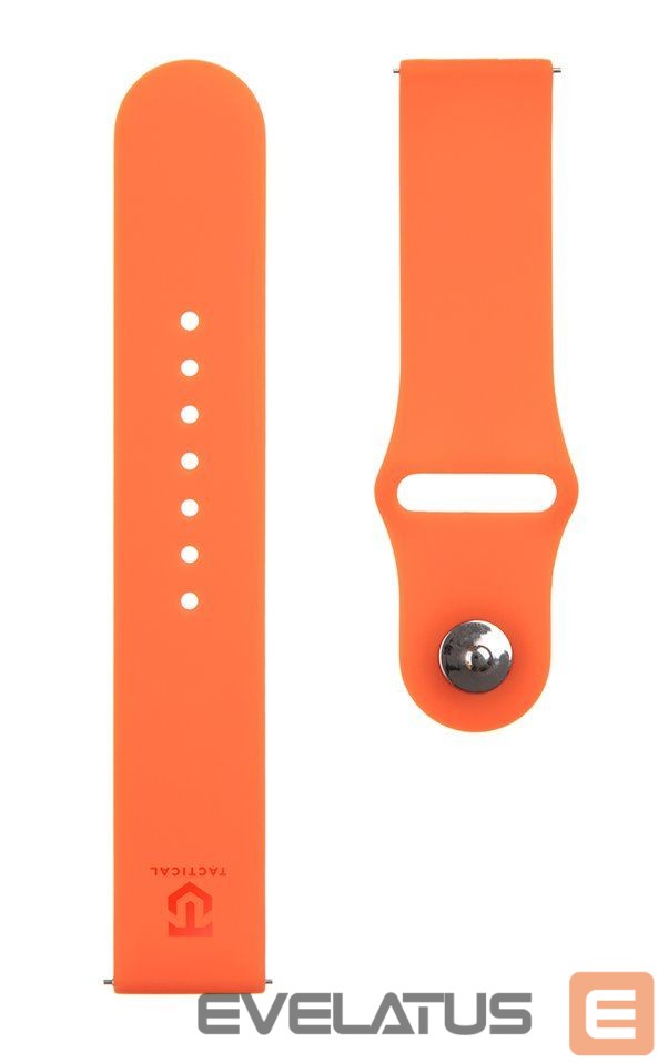 Dirželis Tactical 22mm Silicone Watch Strap and Watch Band Orange
