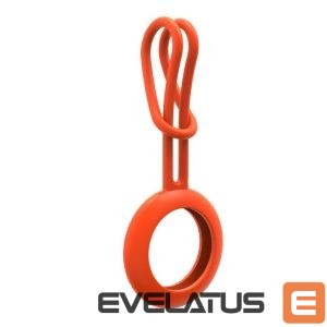 Smart tag priedas iLike  AirTag Silicone Keychain Loop Case Orange