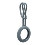 Smart tag priedas iLike  AirTag Silicone Keychain Loop Case Grey Blue