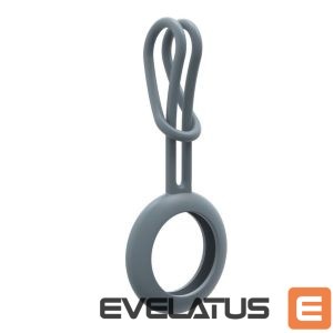 Smart tag priedas iLike  AirTag Silicone Keychain Loop Case Grey Blue