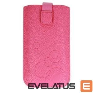 Universali kišenė telefono korpusui iLike Universal Leather Pocket Case XL Rose