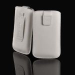 Universali kišenė telefono korpusui iLike Universal Leather Pocket Case XS White