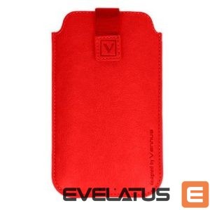 Universali kišenė telefono korpusui iLike Universal Leather Pocket Case XS Red