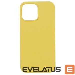 Nugarėlės dėklai Evelatus Apple iPhone 12 Pro Max Premium Soft Touch Silicone Case Yellow