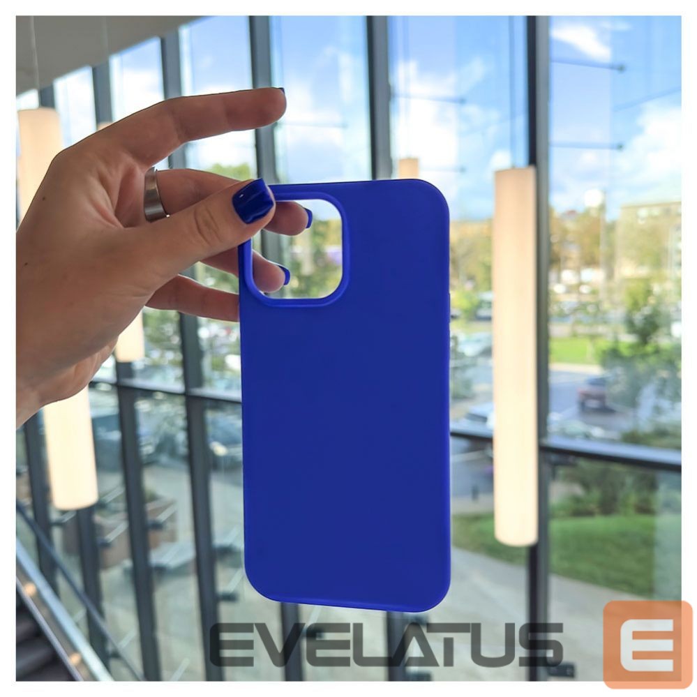 Nugarėlės dėklai Evelatus Apple Evelatus iPhone 13 Pro Max Premium Soft Touch Silicone Case Dark Blue