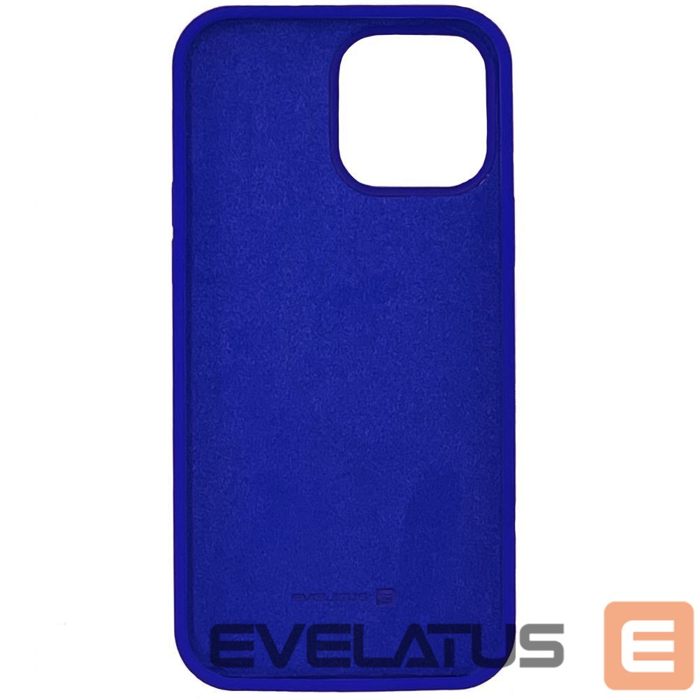 Nugarėlės dėklai Evelatus Apple Evelatus iPhone 13 Pro Max Premium Soft Touch Silicone Case Dark Blue