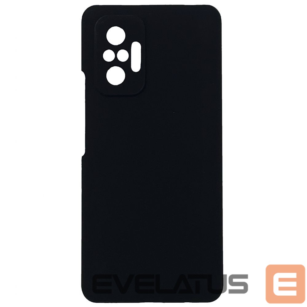 Nugarėlės dėklai Evelatus Xiaomi Redmi Note 10 Pro Premium Soft Touch Silicone Case Black