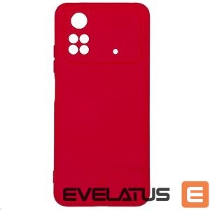 Nugarėlės dėklai Evelatus Xiaomi Poco X4 Pro 5G Premium Soft Touch Silicone Case Red
