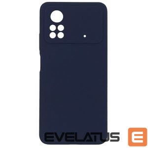 Nugarėlės dėklai Evelatus Xiaomi Poco X4 Pro 5G Premium Soft Touch Silicone Case Blue