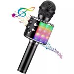 Mikrofonas iWear  M85 Karaoke Kids & Adult Fun Effect Microphone with Speakers & Recod Micro SD USB Bluetooth 
