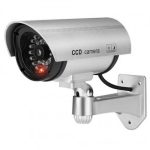 Vaizdo kamera iWear  IR1 CCTV IR Outdoor Home Security Duymmy Fake Camera with flashing red light 2x AA battery Sil 