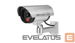 Vaizdo kamera iWear  IR1 CCTV IR Outdoor Home Security Duymmy Fake Camera with flashing red light 2x AA battery Sil 