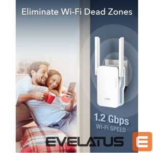 Maršrutizatoriai Cudy  RE1200 MeshFlex AC1200 WiFi Mesh Repeater Dual Band AP Mode WPS Signal Light Cudy App White 
