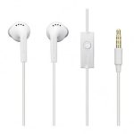 Laidinės ausinės Samsung  EHS61ASFWE Universal Original Stereo 3.5mm Headset with Cable 1.2m Microphone White (OEM) 