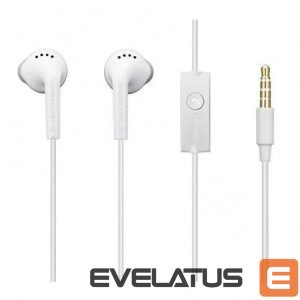 Laidinės ausinės Samsung  EHS61ASFWE Universal Original Stereo 3.5mm Headset with Cable 1.2m Microphone White (OEM) 
