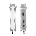 žaislai iLike  Plush Cat Soft Toy Laid Down Animal Mascot Hug Pillow for Children & Adults 
