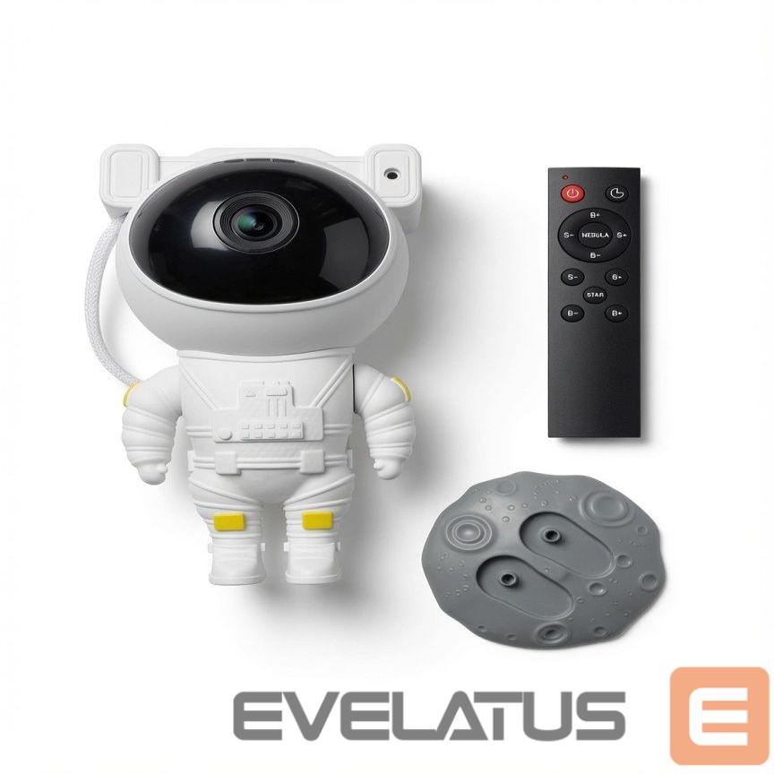 LED Prožektorius iLike A1 Astronout 360 degree Rotate Head Star Sky & Nebula projector with Remote
