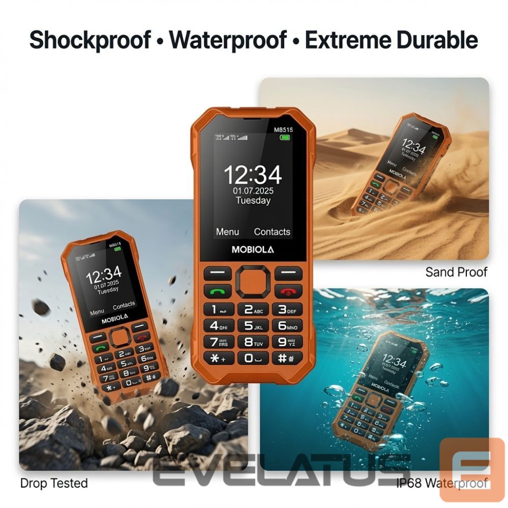 Išmanusis telefonas Mobiola MB510 TitanX Orange