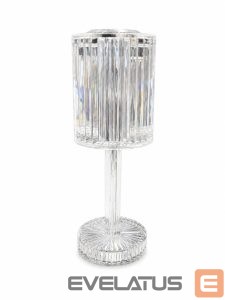 Stalinė lempa iLike  Crystal Touch RGB LED Table Lamp with Bluetooth Speaker, Ambient Night Light & Remote Control 
