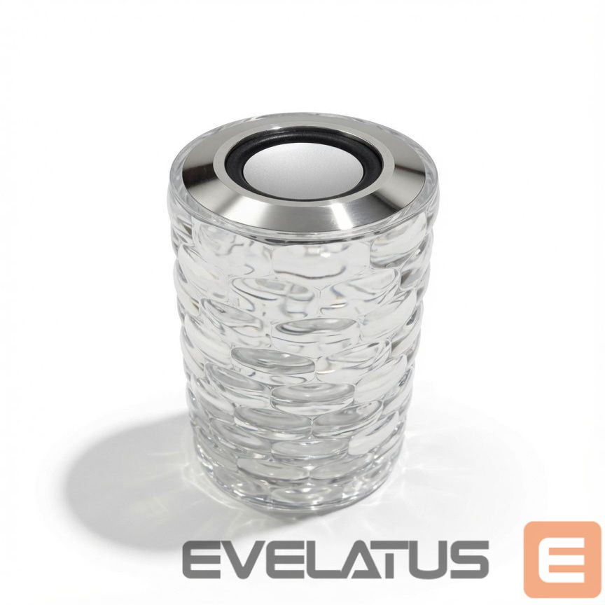 Stalinė lempa iLike Crystal Bubble Touch RGB LED Table Lamp with Bluetooth Speaker