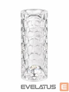 Stalinė lempa iLike  Crystal Bubble Touch RGB LED Table Lamp with Bluetooth Speaker 