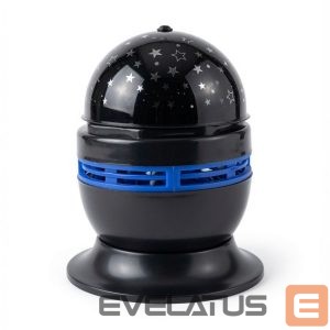 LED Prožektorius iLike  RGB Crystal Ball Light, 180° Rotating Party Projector with Remote Black