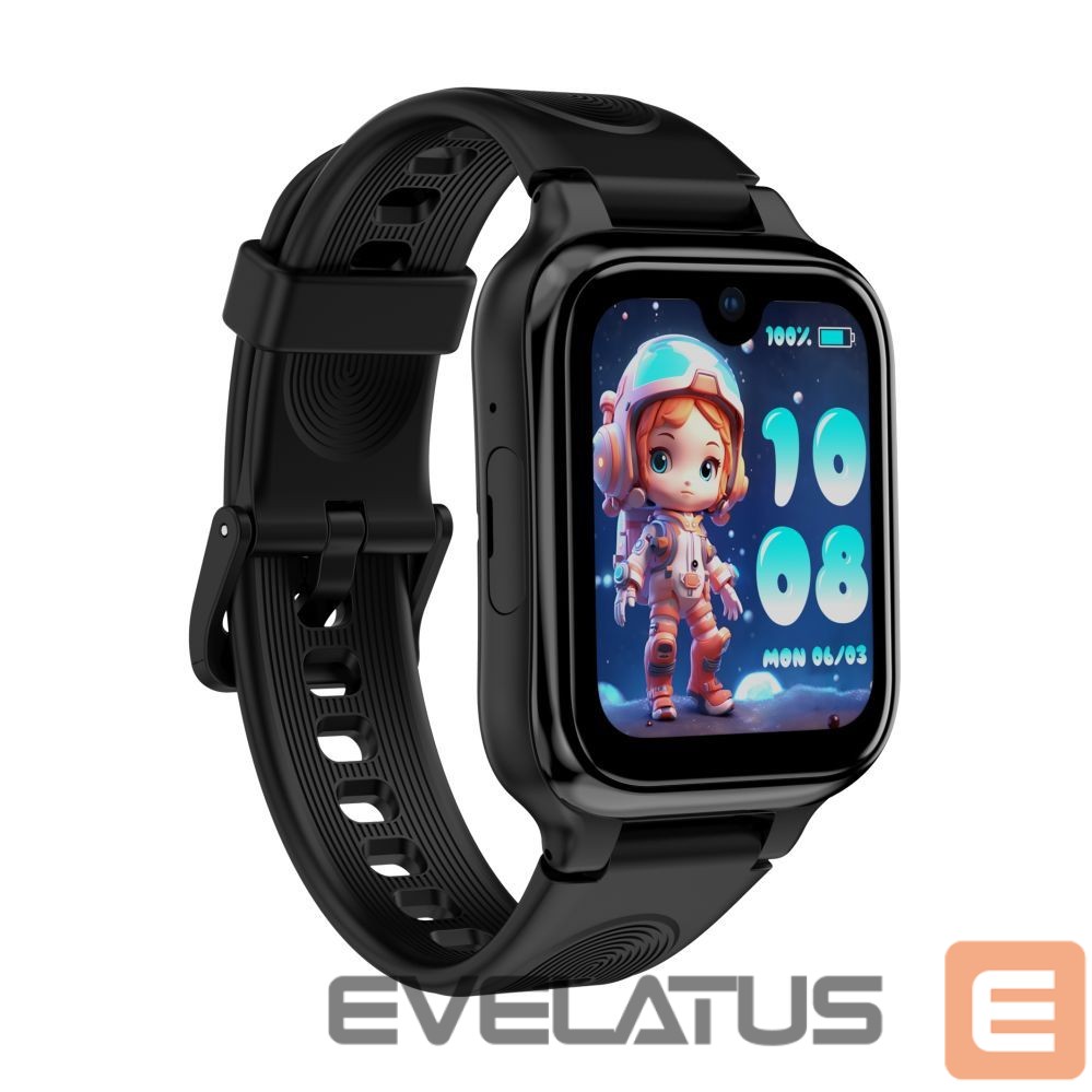 Išmanusis laikrodis LAGENIO AI Kids Watch K9 4G Black