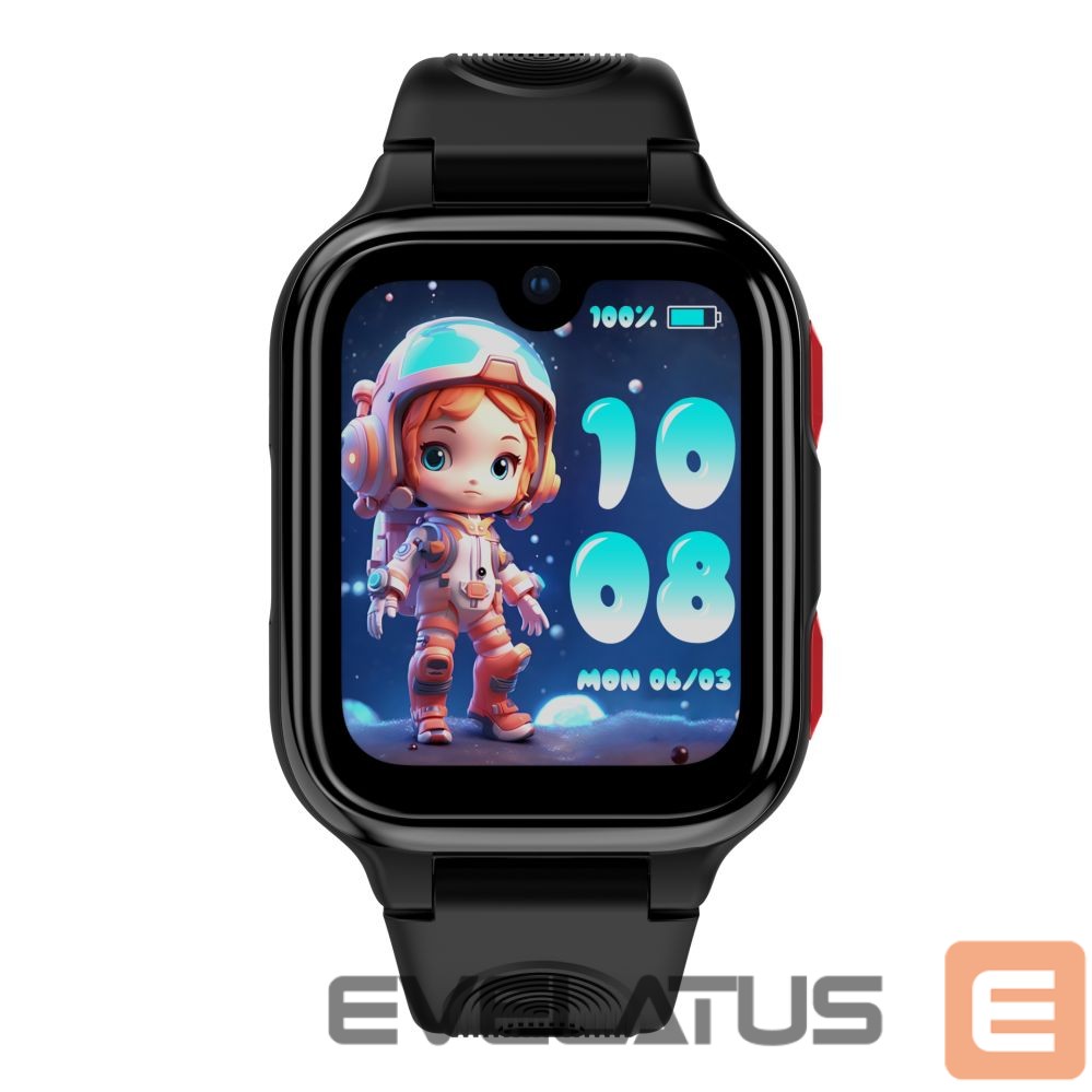 Išmanusis laikrodis LAGENIO AI Kids Watch K9 4G Black