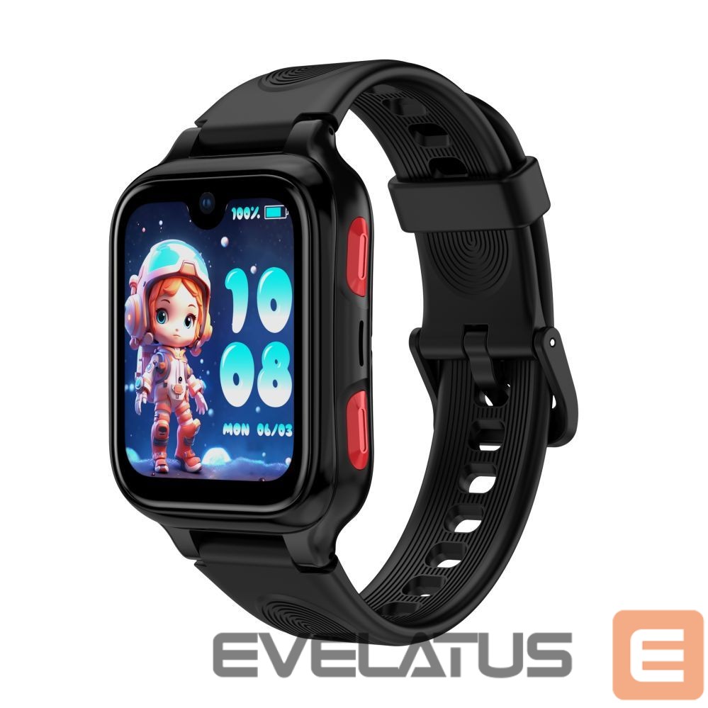 Išmanusis laikrodis LAGENIO AI Kids Watch K9 4G Black