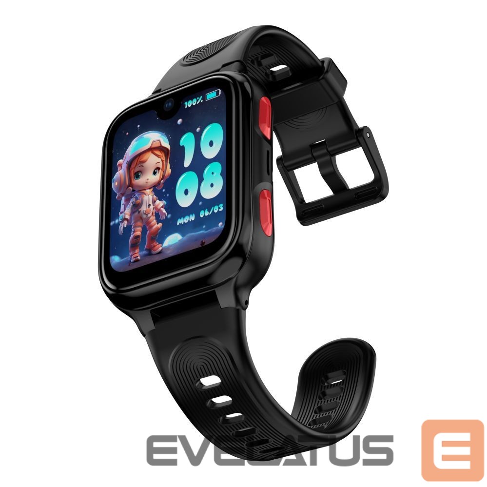 Išmanusis laikrodis LAGENIO AI Kids Watch K9 4G Black