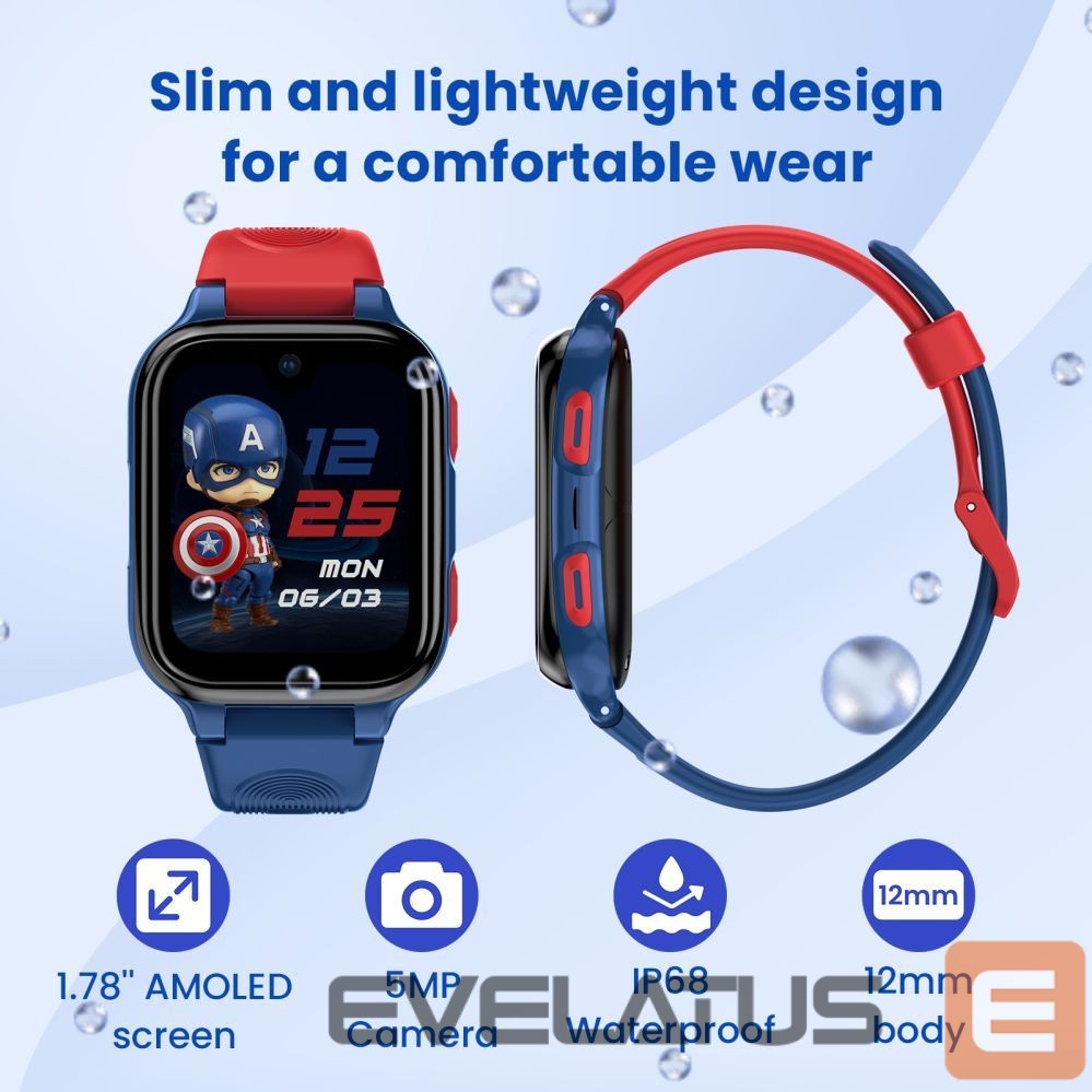 Išmanusis laikrodis LAGENIO AI Kids Watch K9 4G Blue