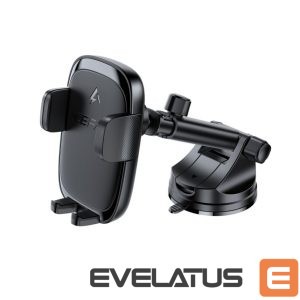 Automobiliniai įkrovikliai Acefast  IN-CAR Phone Holder With 15W FAST Wireless Charger Black