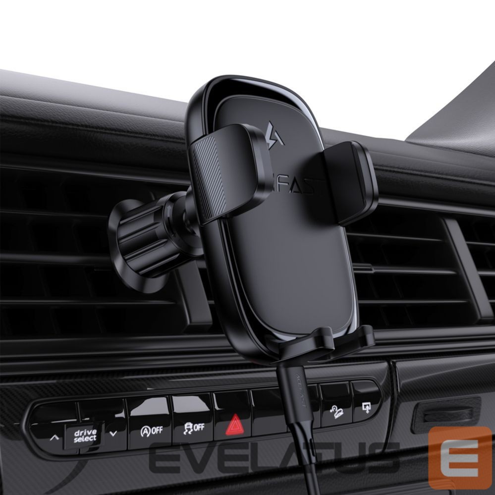 Automatinis laikiklis Acefast D48 Car Air Vent Mount with Wireless Charger Black