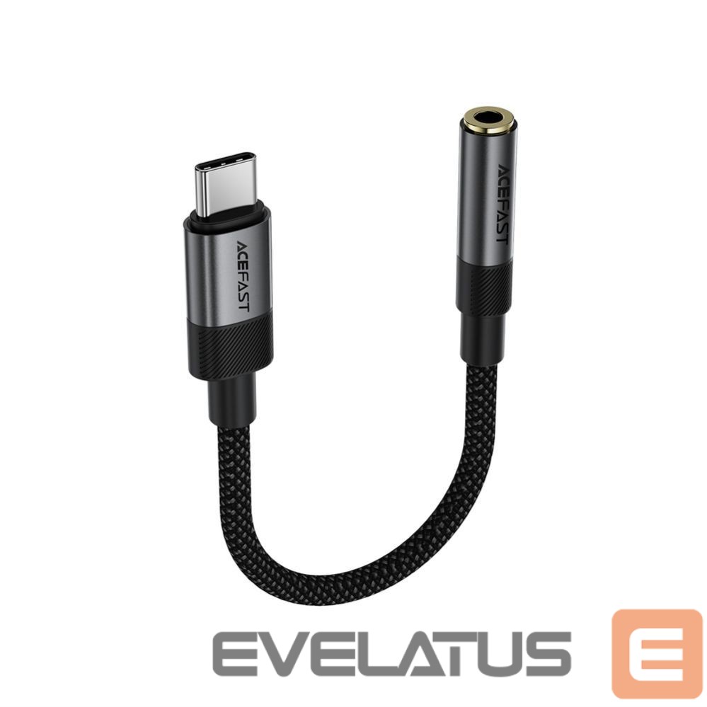 Adapteriai Acefast USB-C to 3.5mm Acefast J12 Audio Adapter Black