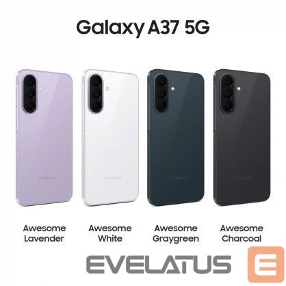 Išmanusis telefonas Samsung A376B Galaxy A37 256GB Awesome Lavender