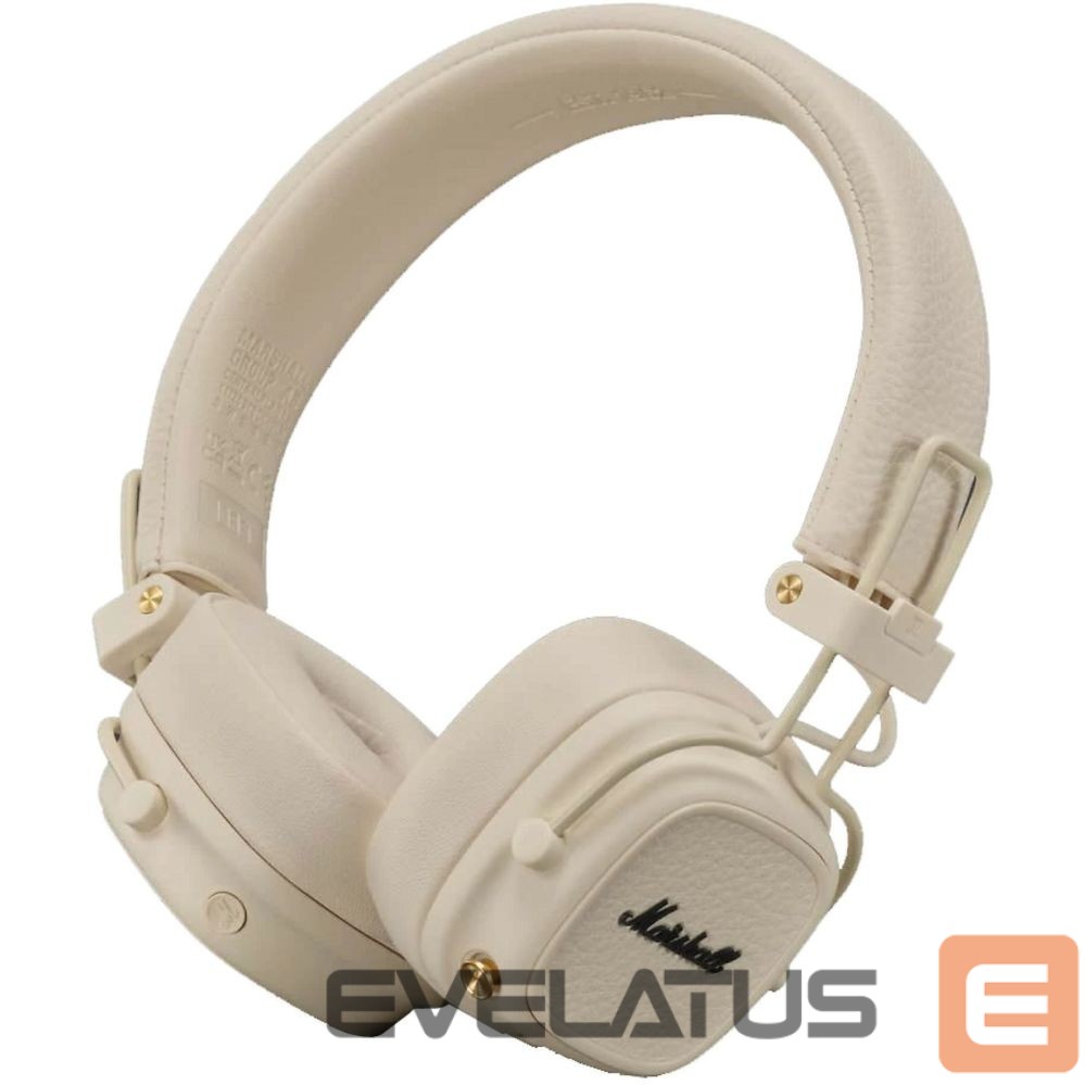 Belaidės ausinės Marshall Wireless headphones Marshall Major V cream