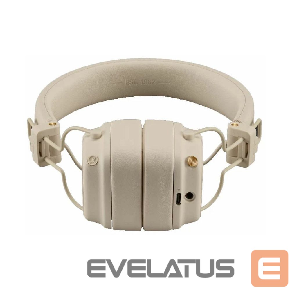Belaidės ausinės Marshall Wireless headphones Marshall Major V cream