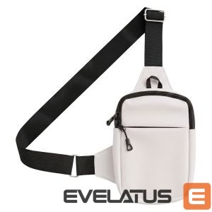Universalus knygutės dėklas iLike  Crossbody bag Urbanflex white 