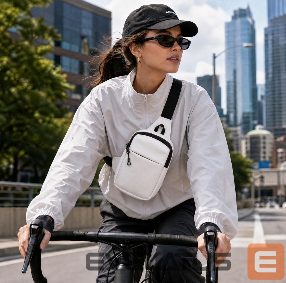 Universalus knygutės dėklas iLike Crossbody bag Urbanflex white