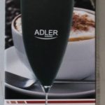 Priedas kavos aparatams Adler  SALE OUT.  Milk Frother | AD 4491 | Milk frother | Black | DAMAGED PACKAGING 