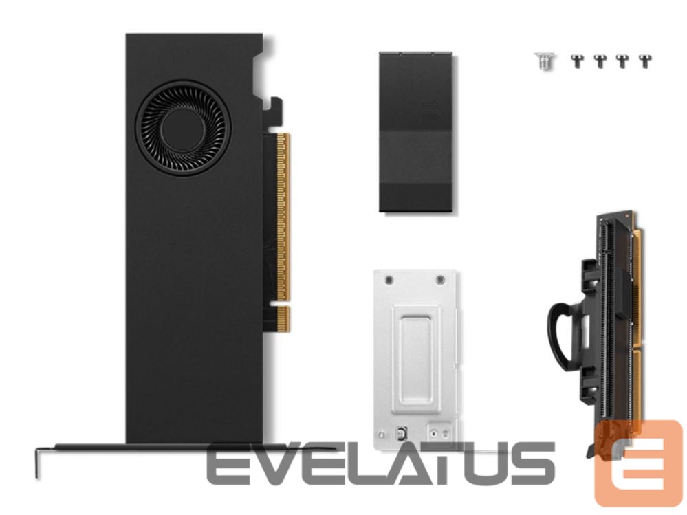 Vaizdo plokštės / Vaizdo plokštės Lenovo NVIDIA RTX PRO 2000 Blackwell 16GB mini DP*4 GDDR7 Graphics Card |